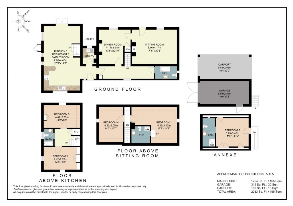 Floorplans For Brightwalton, Newbury, RG20