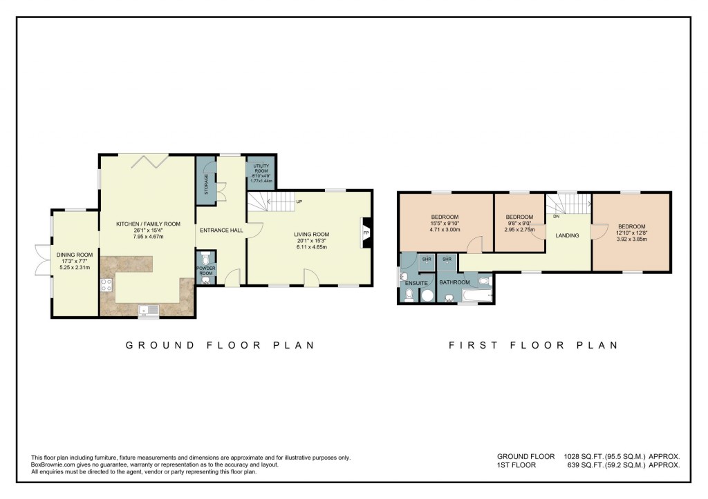 Floorplans For Westmancote, Tewkesbury, GL20