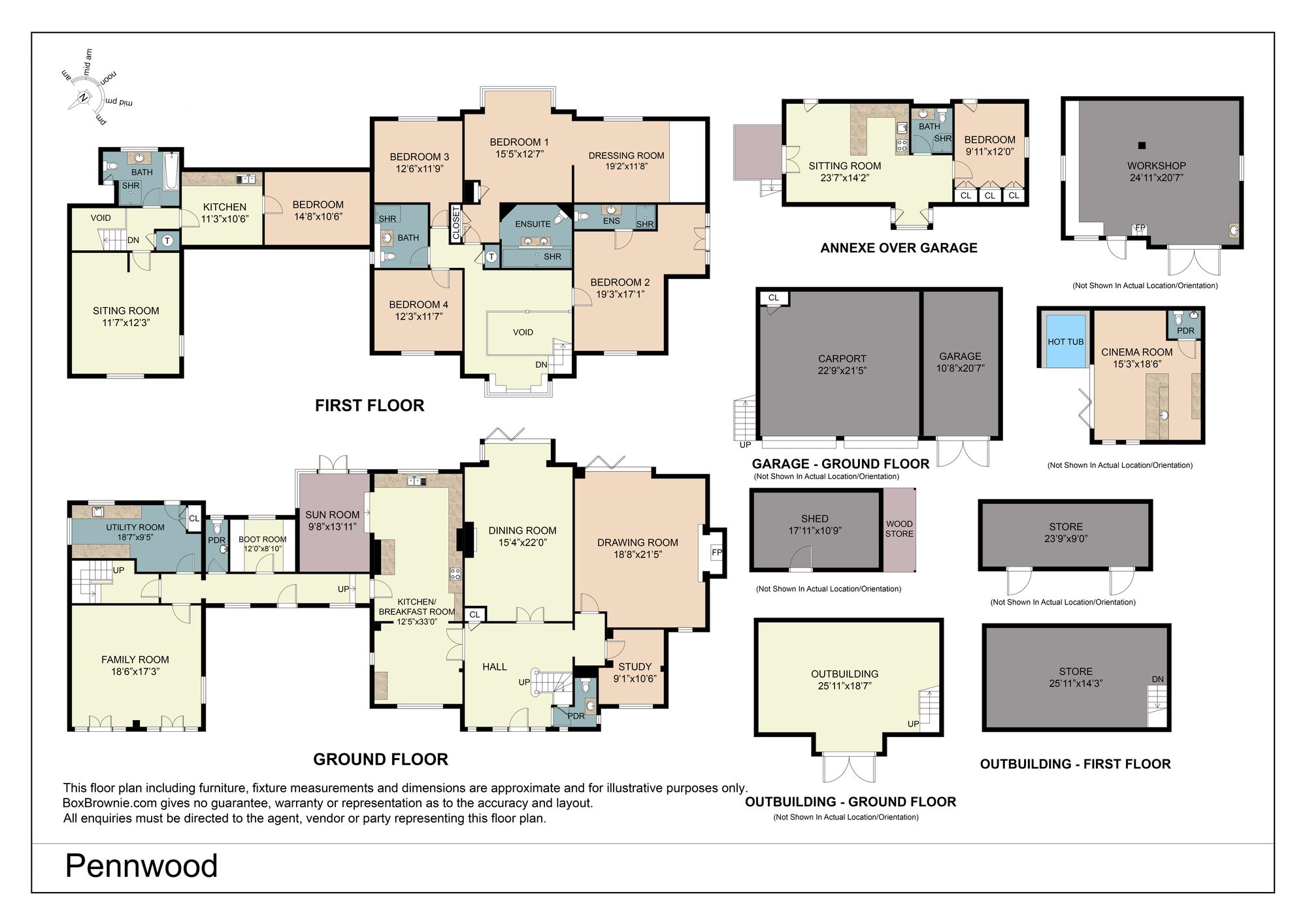 Floorplans For Milton Hill, Abingdon, OX14