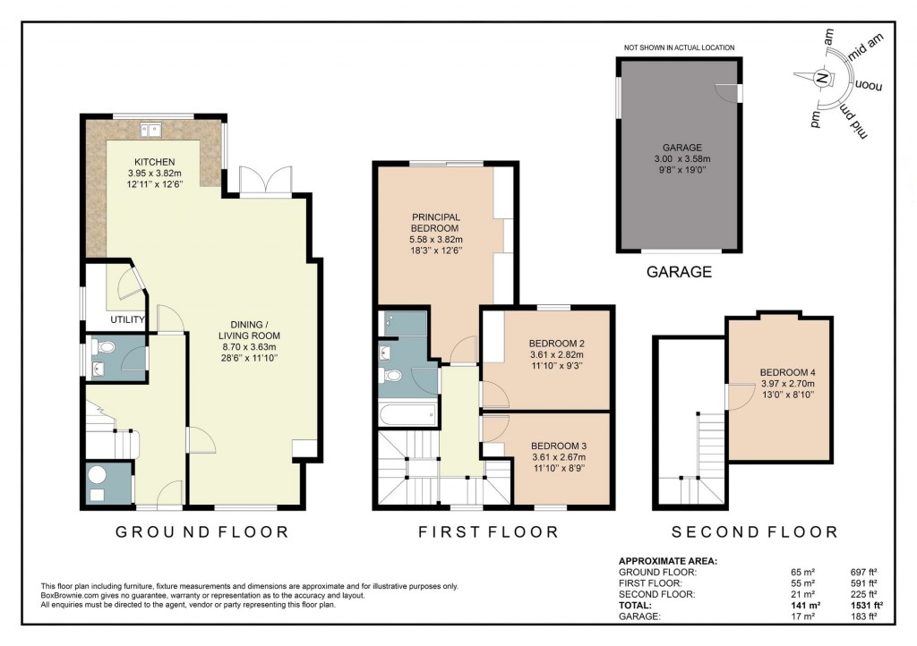 Floorplans For Butchers Lane, White Waltham, SL6