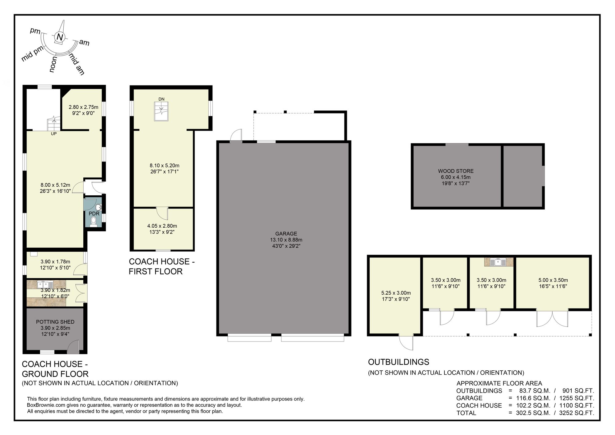 Floorplans For Blackmore End, Hanley Swan, WR8