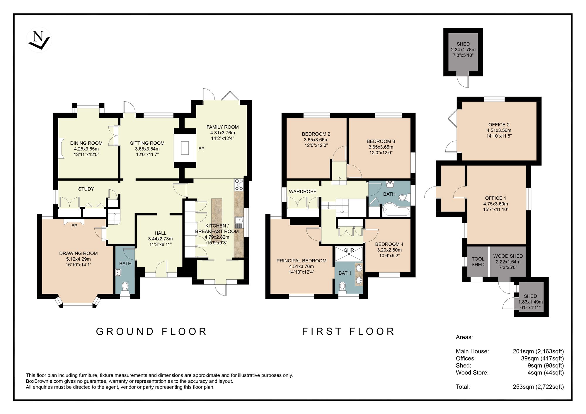 Floorplans For Newlands Lane, Stoke Row, RG9