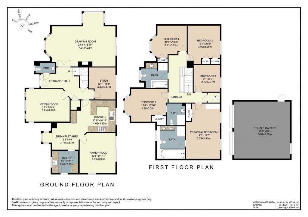 Floorplans For 5 Burfield, Highclere, RG20