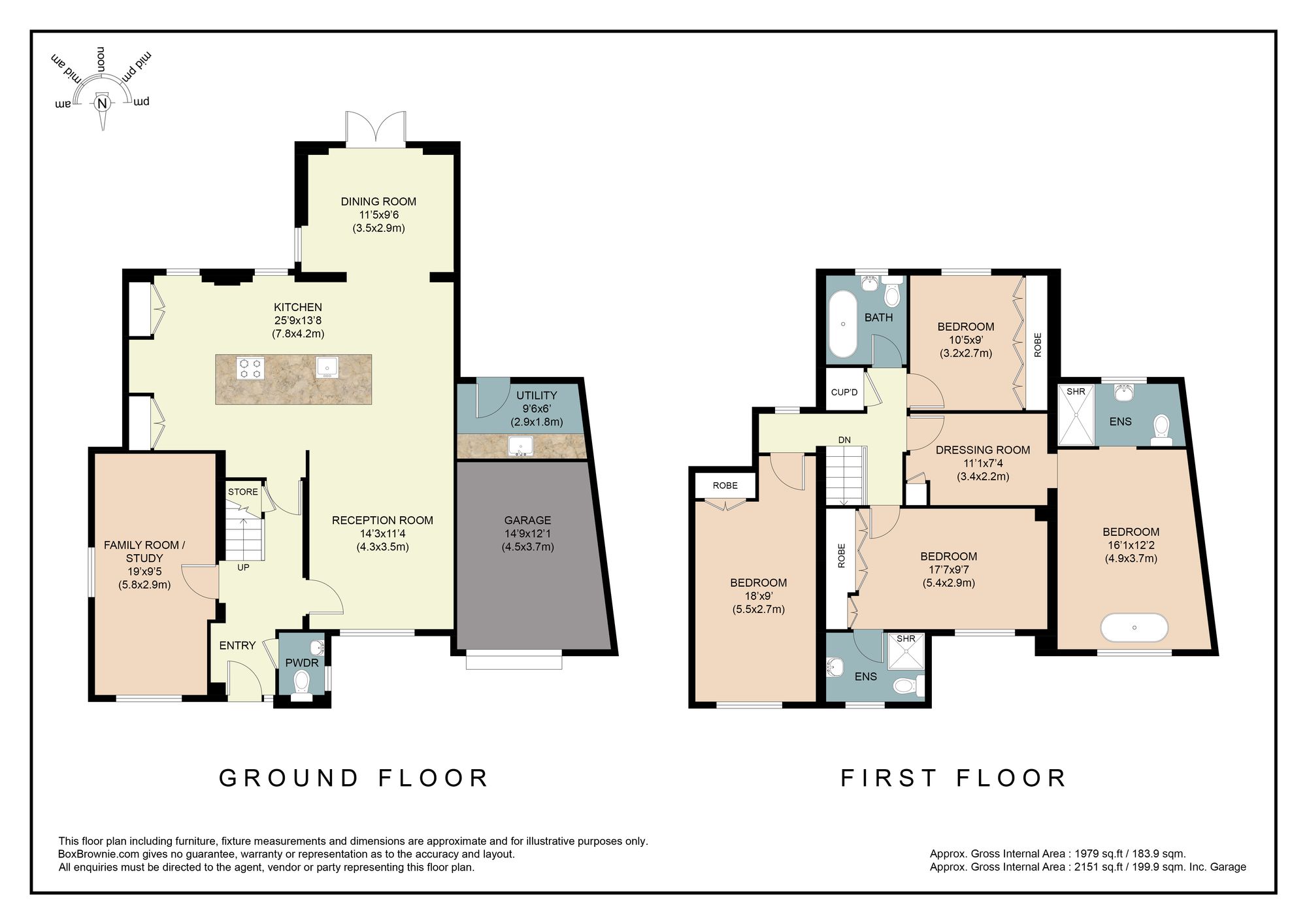 Floorplans For Bafford Lane, Charlton Kings, GL53