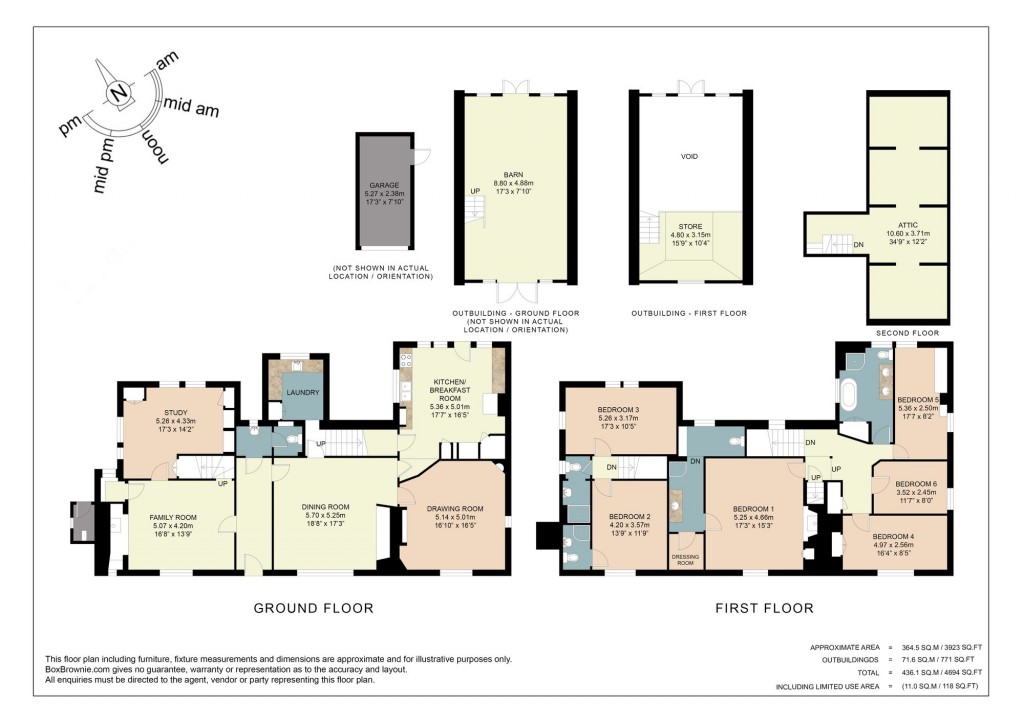 Floorplans For Court Lane, Offenham, WR11