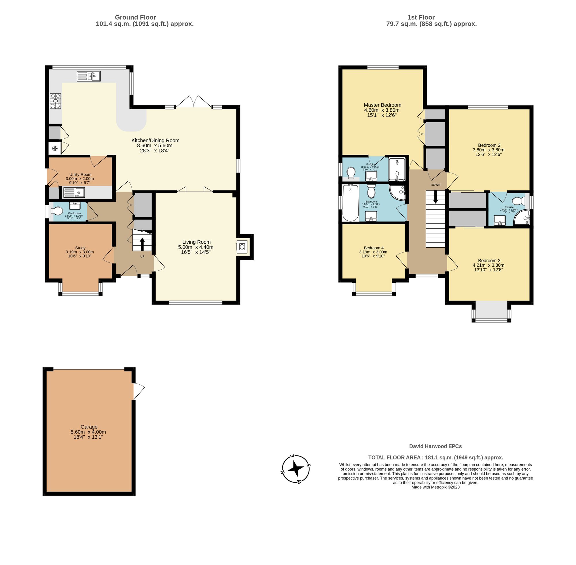 Floorplans For Rowstock, Didcot, OX11