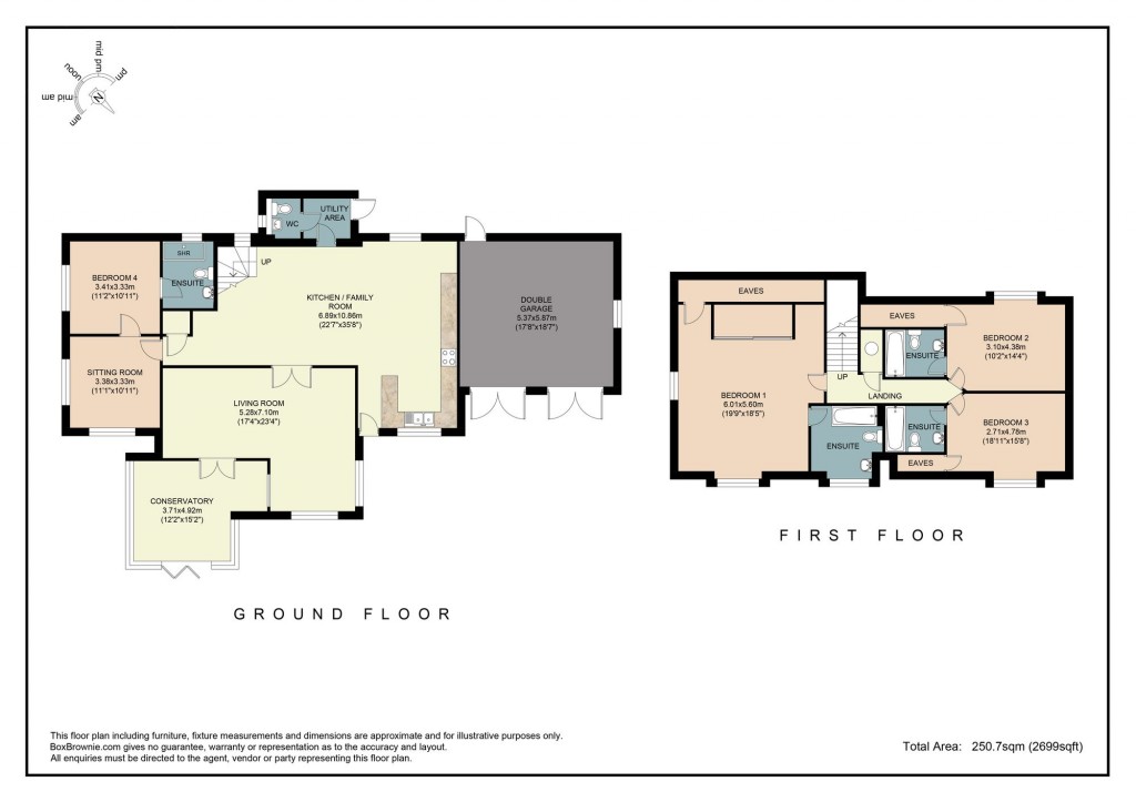 Floorplans For Abbots Lench, Evesham, WR11