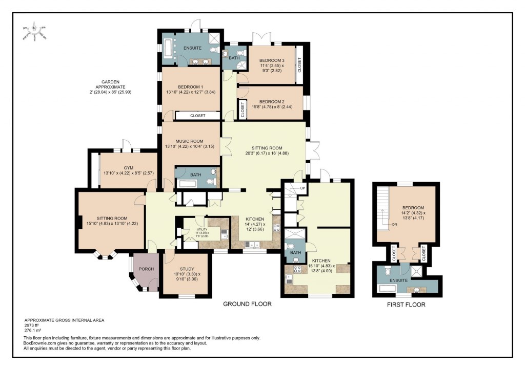 Floorplans For Burford Road, Witney, OX28