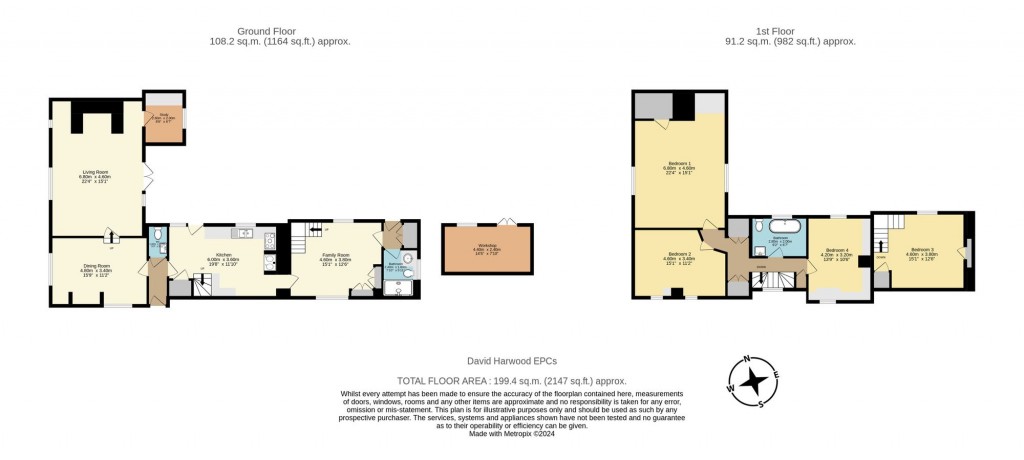 Floorplans For Bassett Road, Letcombe Regis, OX12