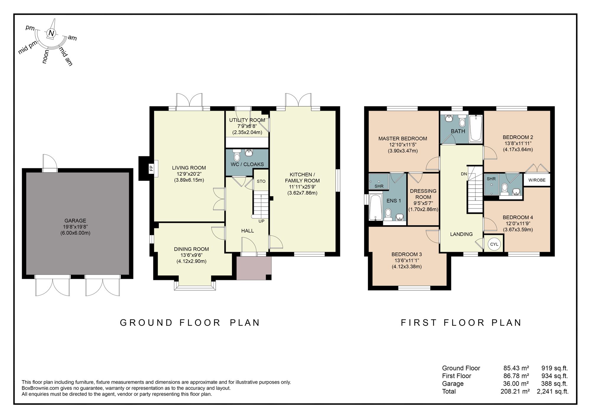 Floorplans For Workman Close, Crowle, WR7