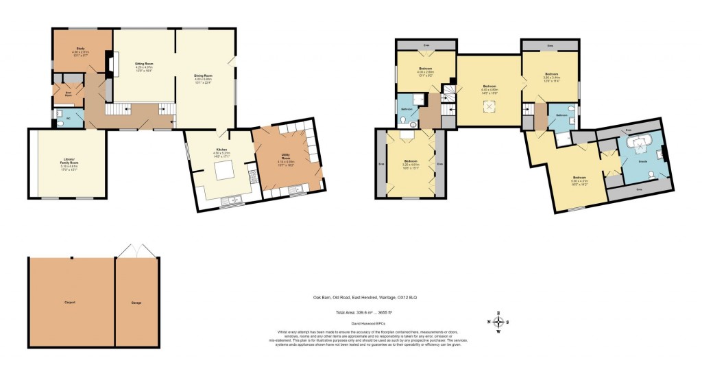 Floorplans For Old Road, East Hendred, OX12