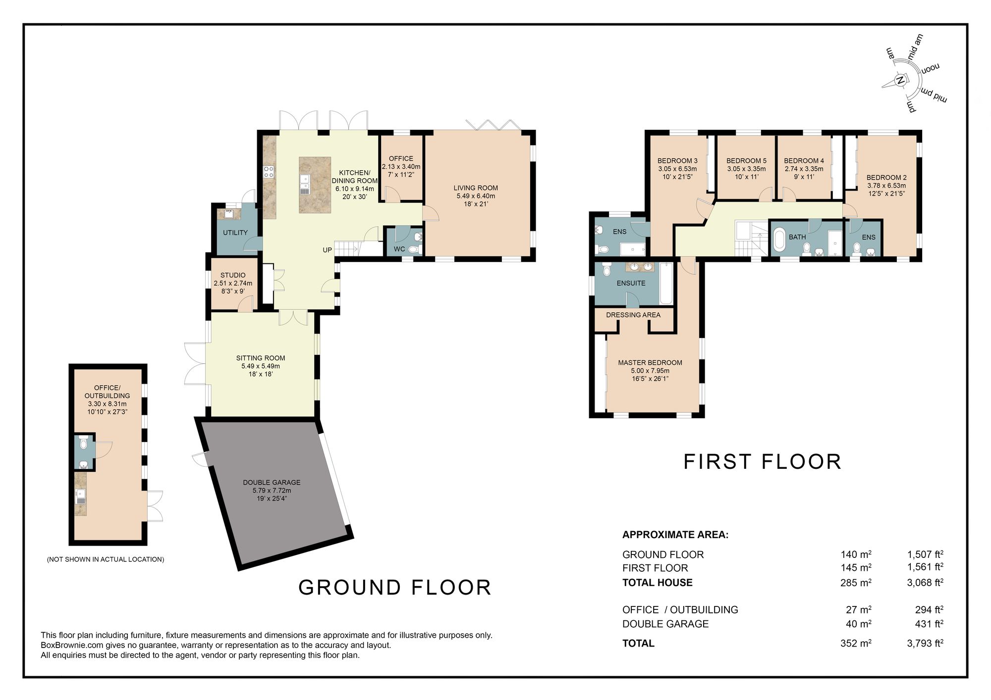 Floorplans For Golden Orb Wood, Binfield, RG42