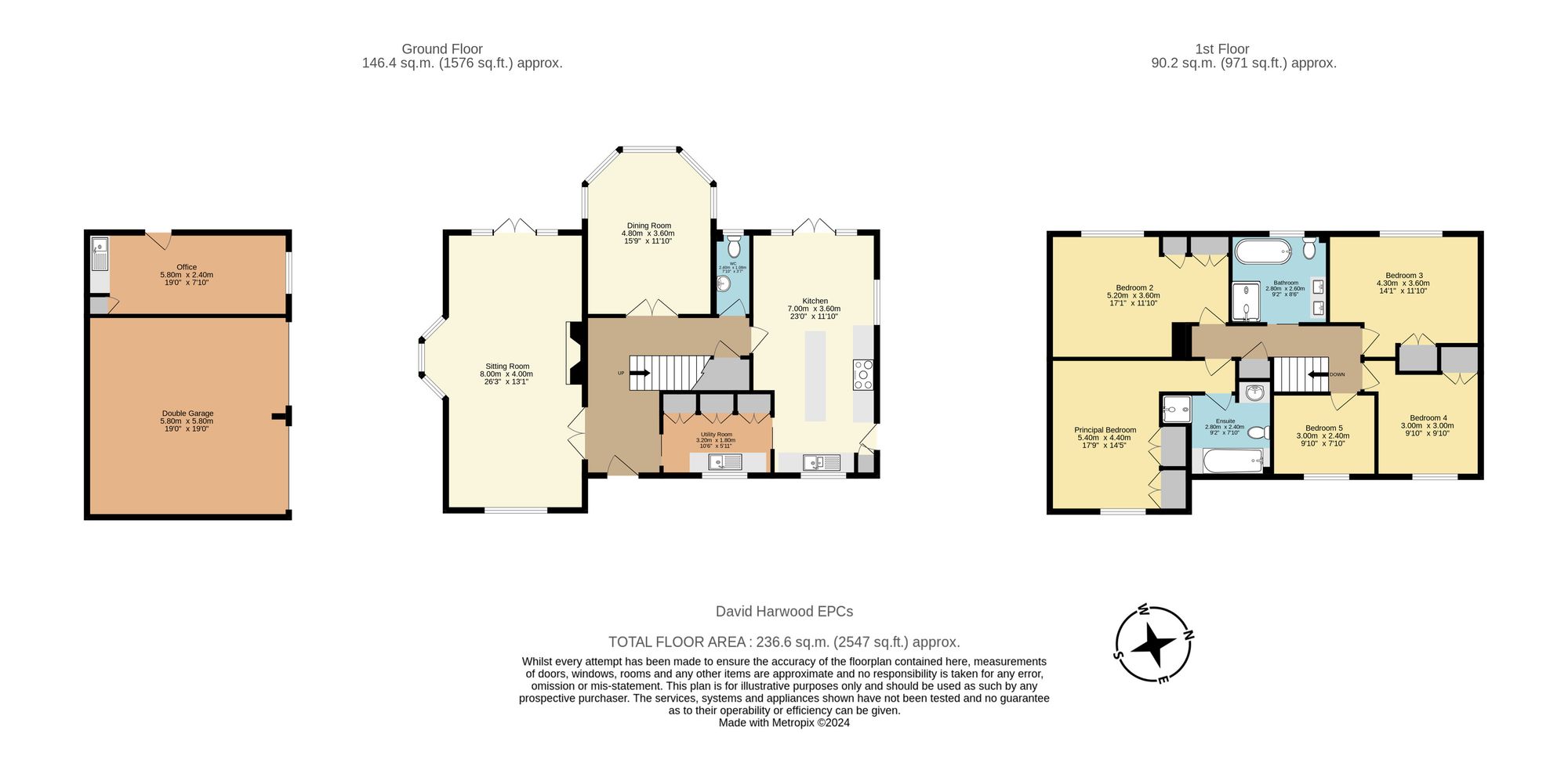 Floorplans For 1 Crown Meadow, East Hanney, OX12