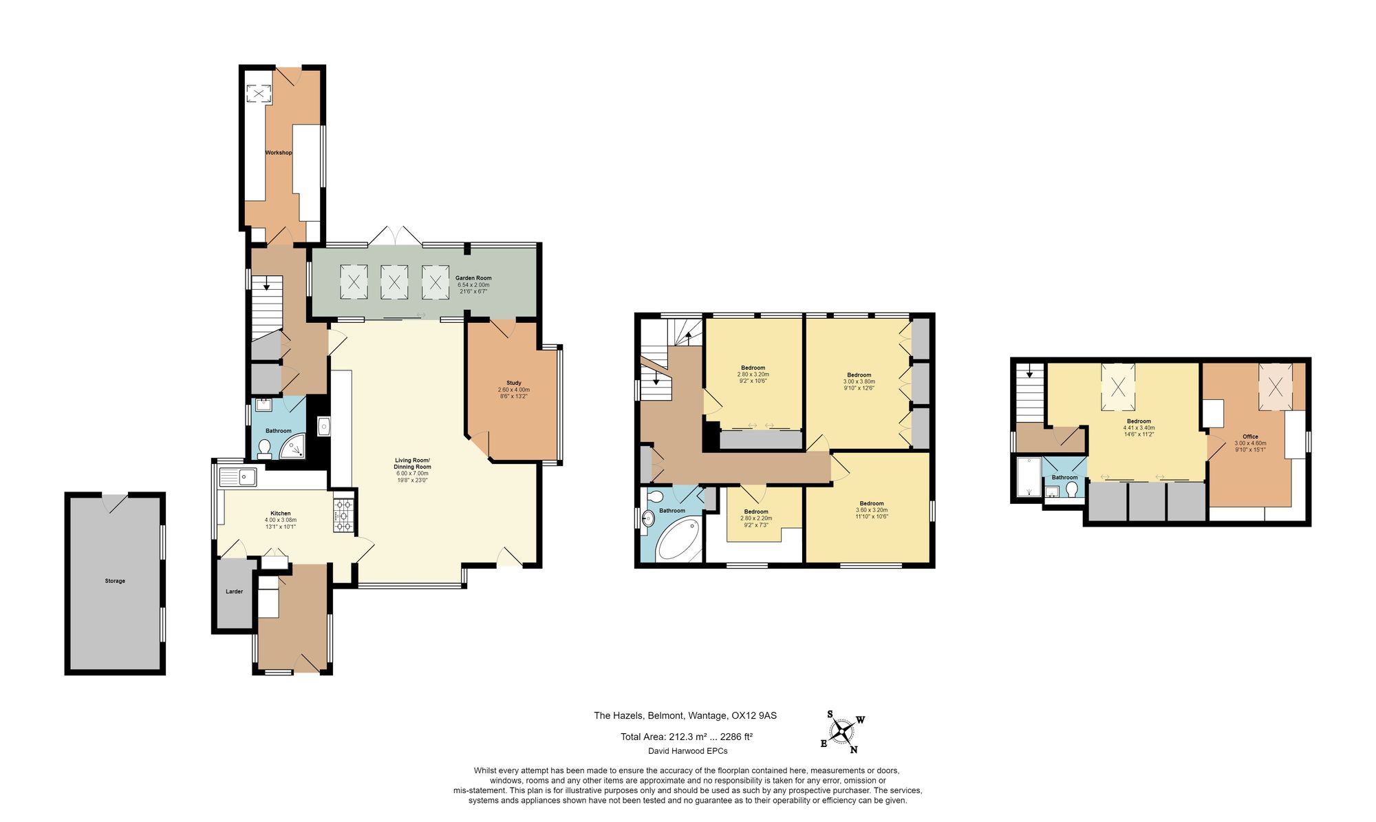 Floorplans For Belmont, Wantage, OX12