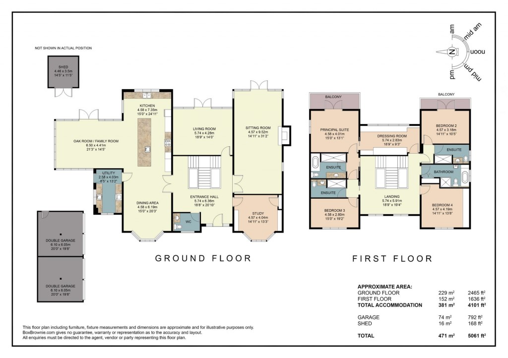 Floorplans For Stubbs Hill, Binfield, RG42