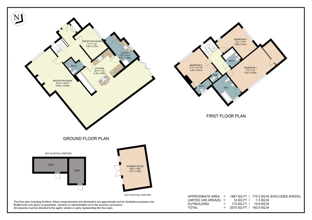 Floorplans For 40 Netherton Road, Appleton, OX13