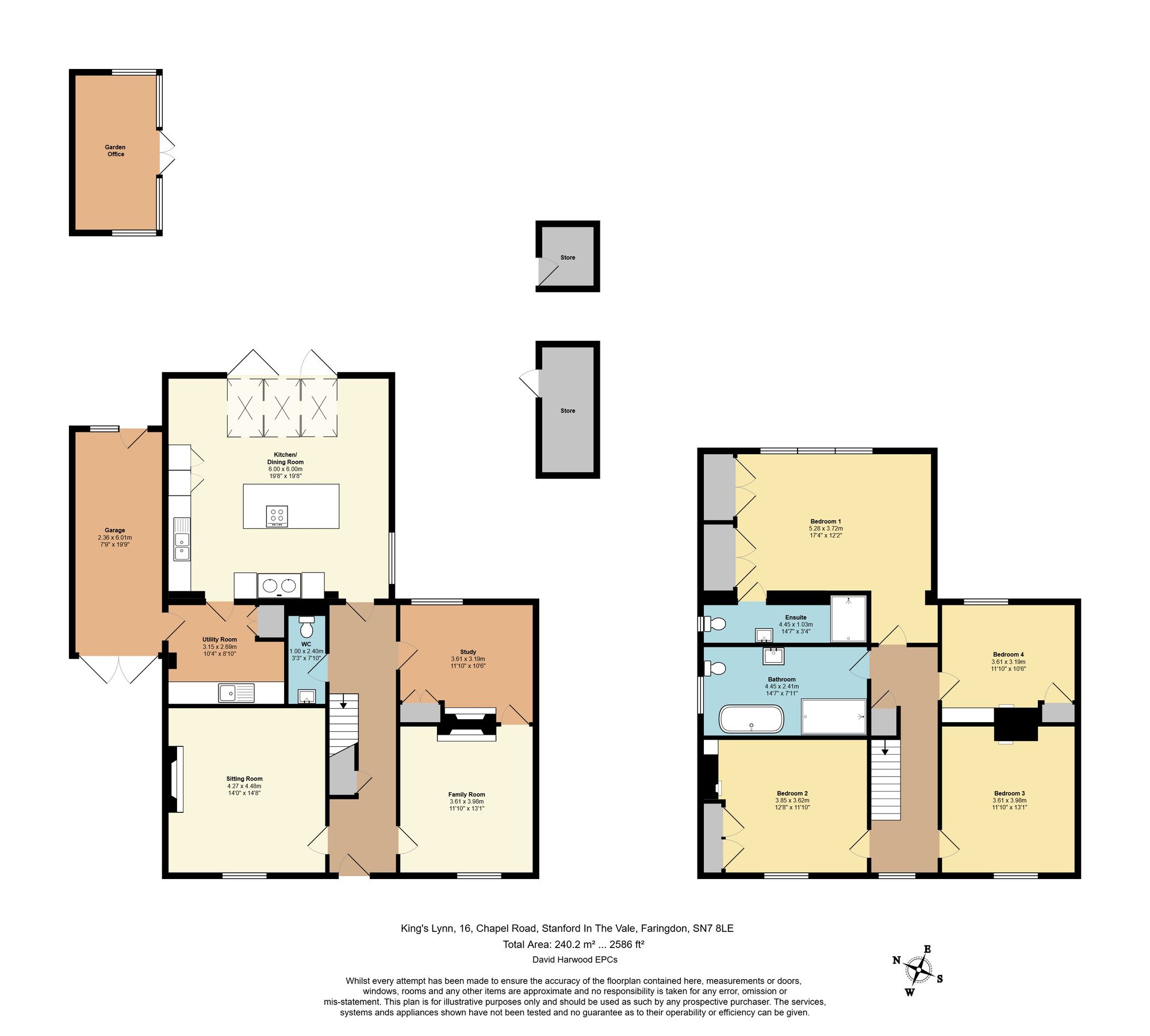 Floorplans For 16 Chapel Road, Stanford In The Vale, SN7