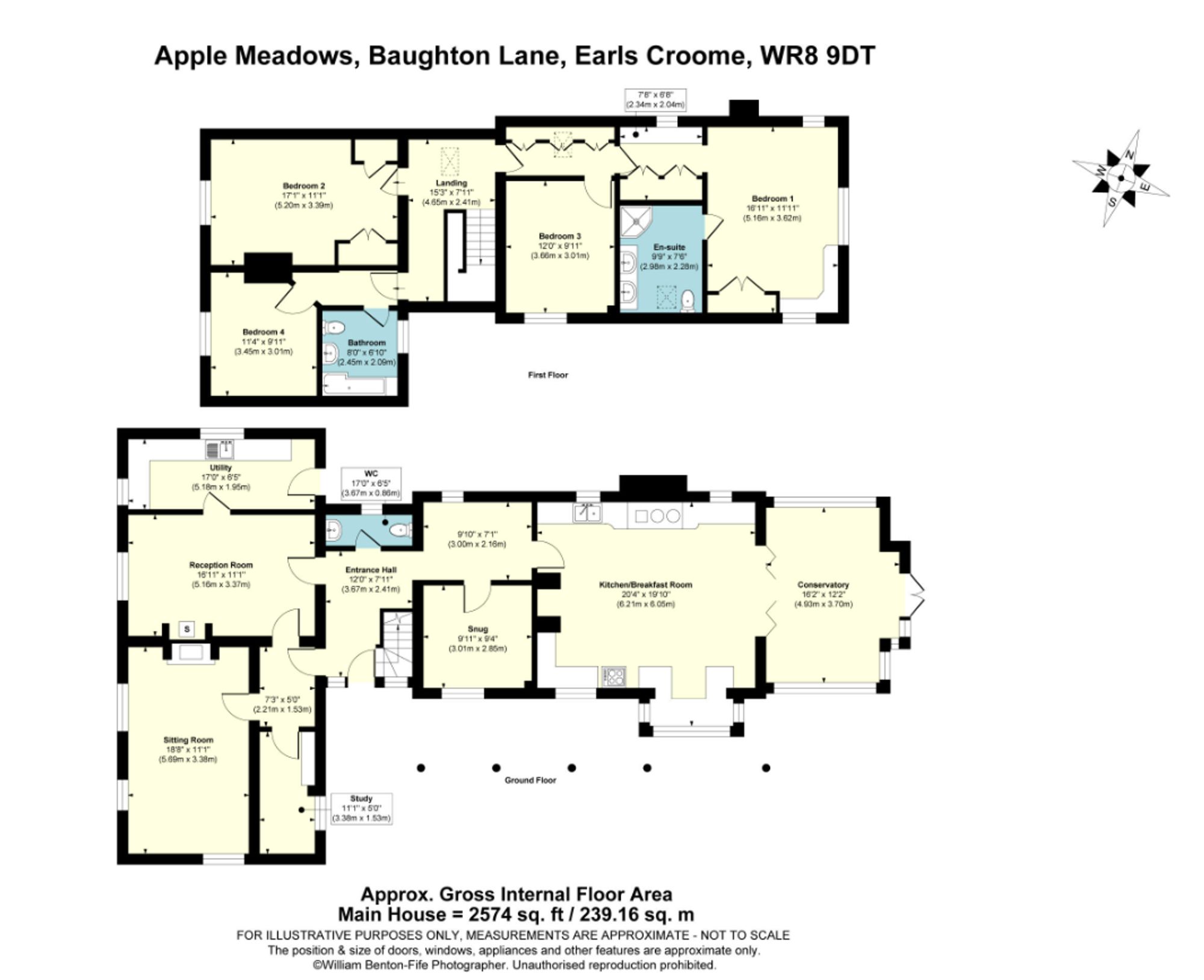 Floorplans For Baughton Lane, Earls Croome, WR8