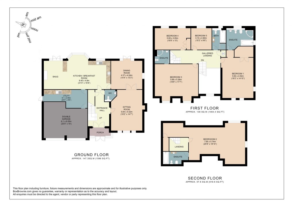 Floorplans For 4 Grange Lane, Fernhill Heath, WR3