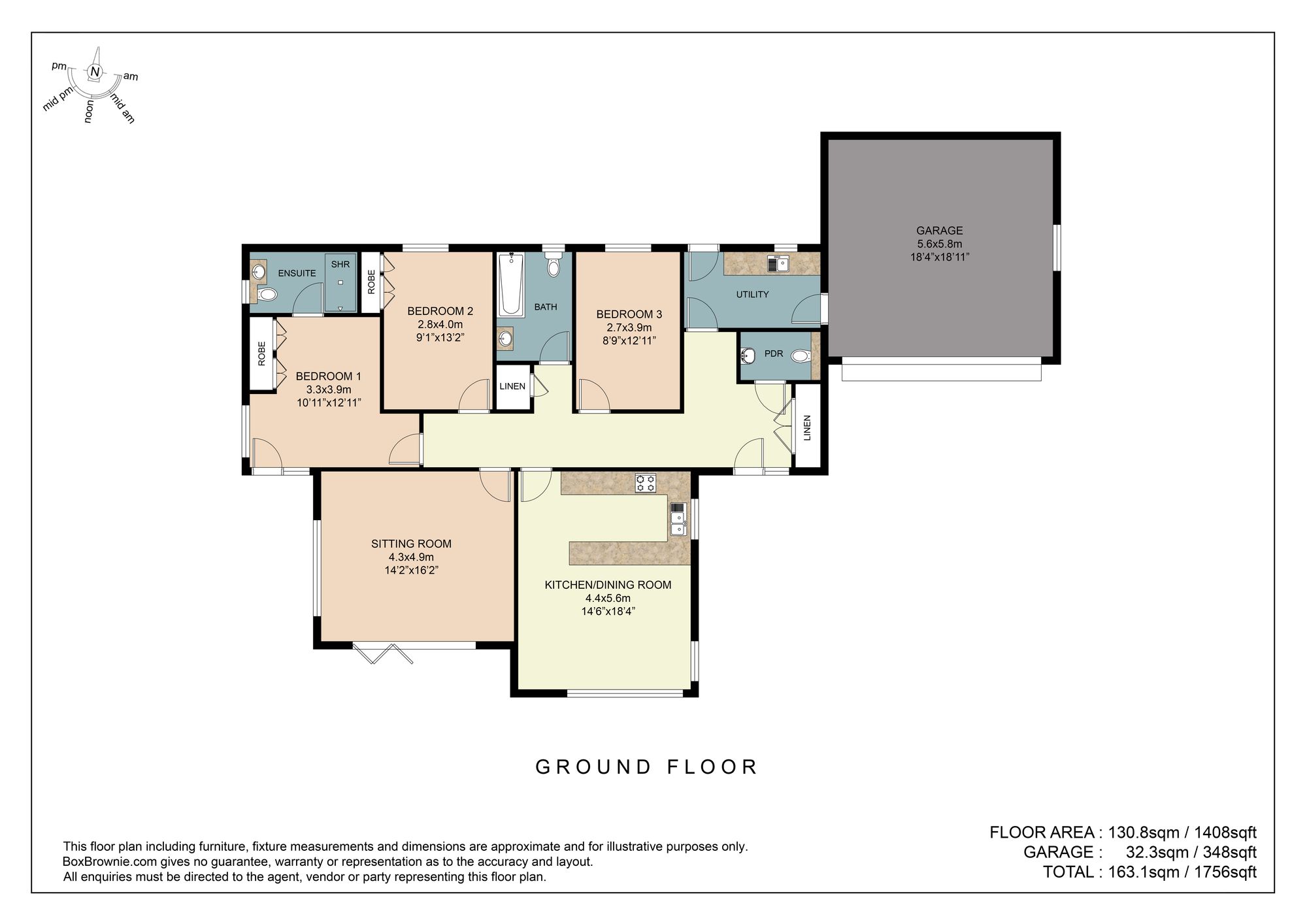 Floorplans For Leckhampton Hill, Cheltenham, GL53