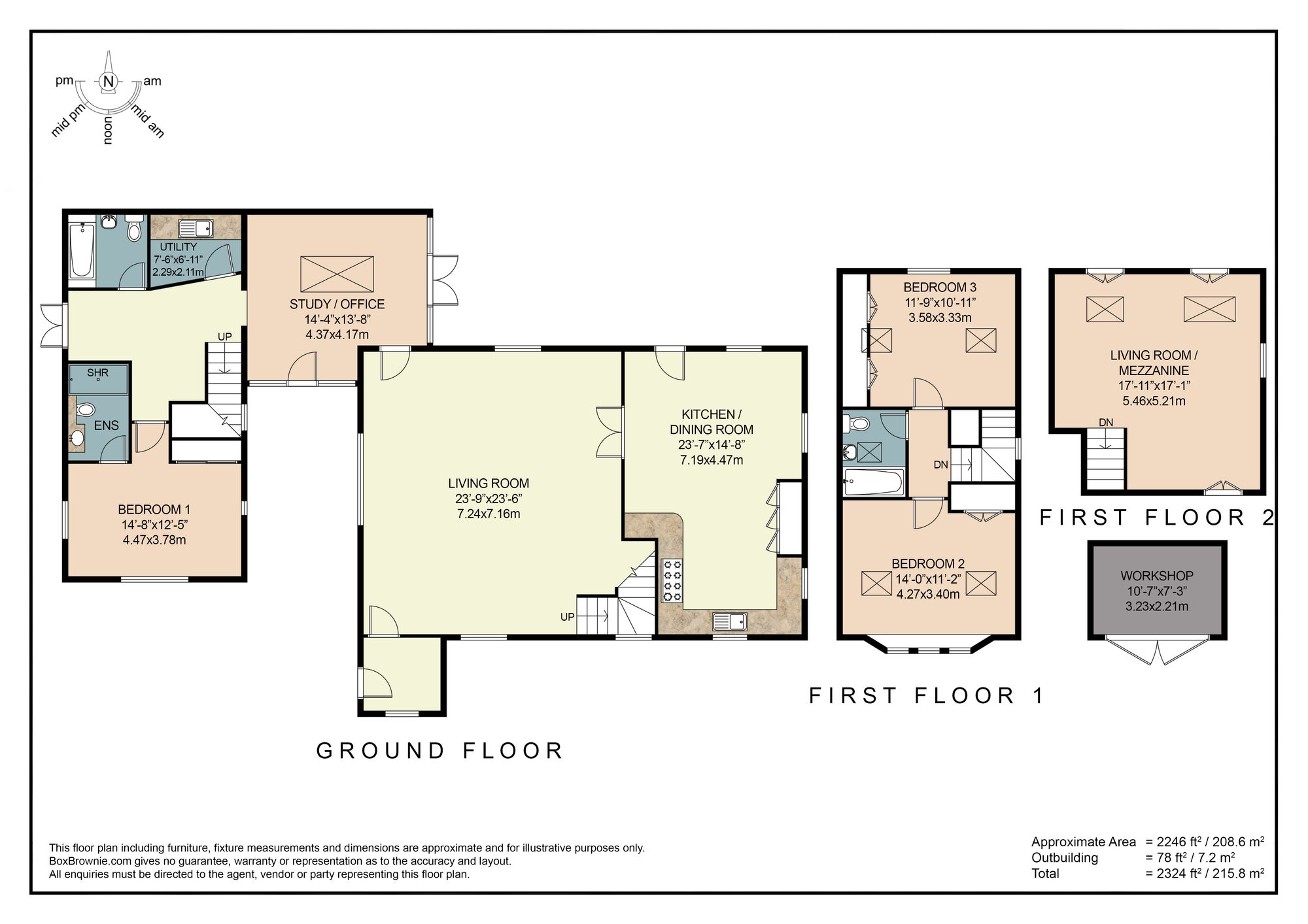 Floorplans For Main Street, Clanfield, OX18