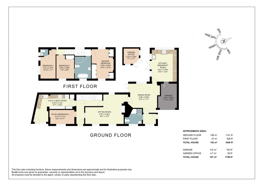 Floorplans For Halls Lane, Waltham St. Lawrence, RG10