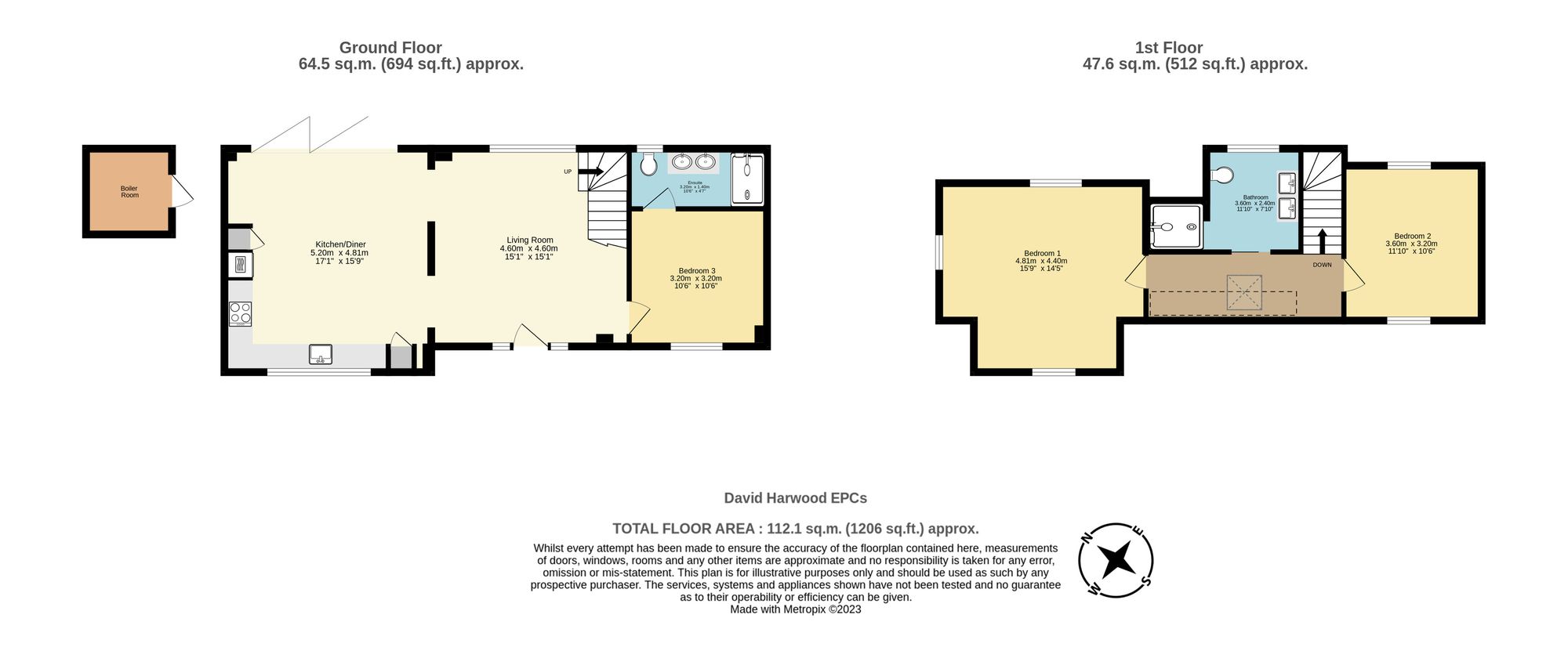 Floorplans For Crafton Road, Mentmore, LU7